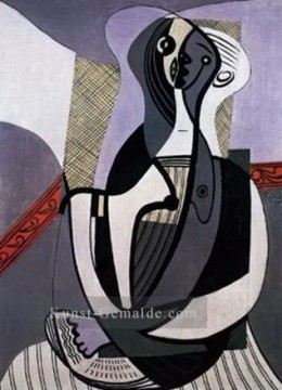 Woman Sitting 3 1927 cubist Pablo Picasso Ölgemälde